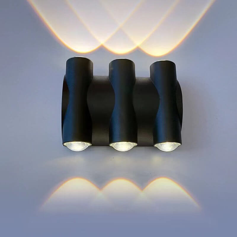 Modern Aluminum Telescope Waterproof Garden LED Outdoor Light Wall Sconce Lamp