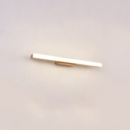 Lámpara de Aplique de Pared LED Minimalista Nórdica de Madera en Forma de Tira Larga 