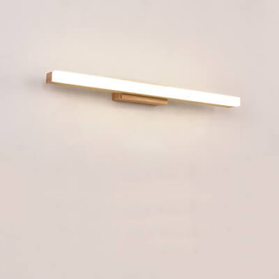 Lámpara de pared LED con espejo anti-vaho impermeable de acrílico moderno 