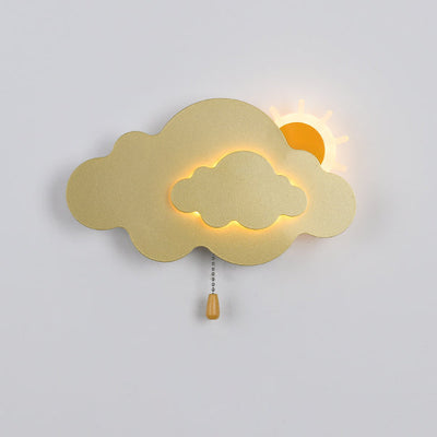 Cartoon kreative Wolken Acryl LED Wandleuchte Lampe 