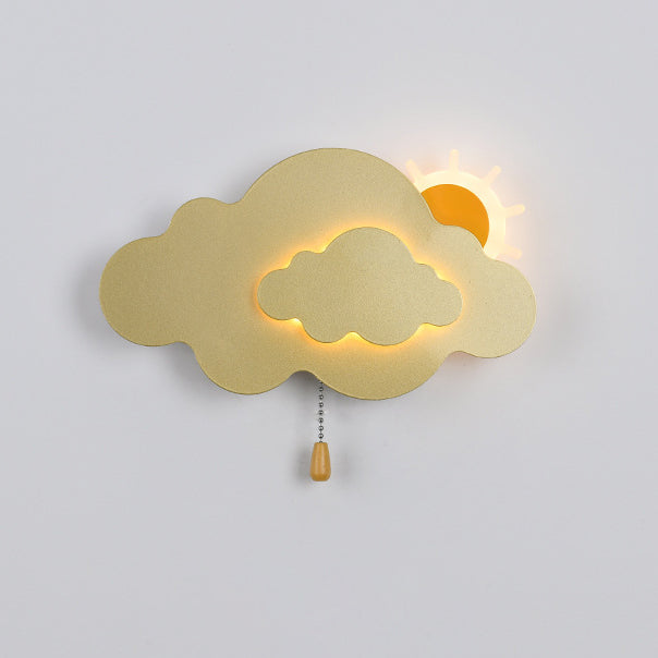 مصباح حائط LED أكريليك سحابة كرتونية إبداعية 
