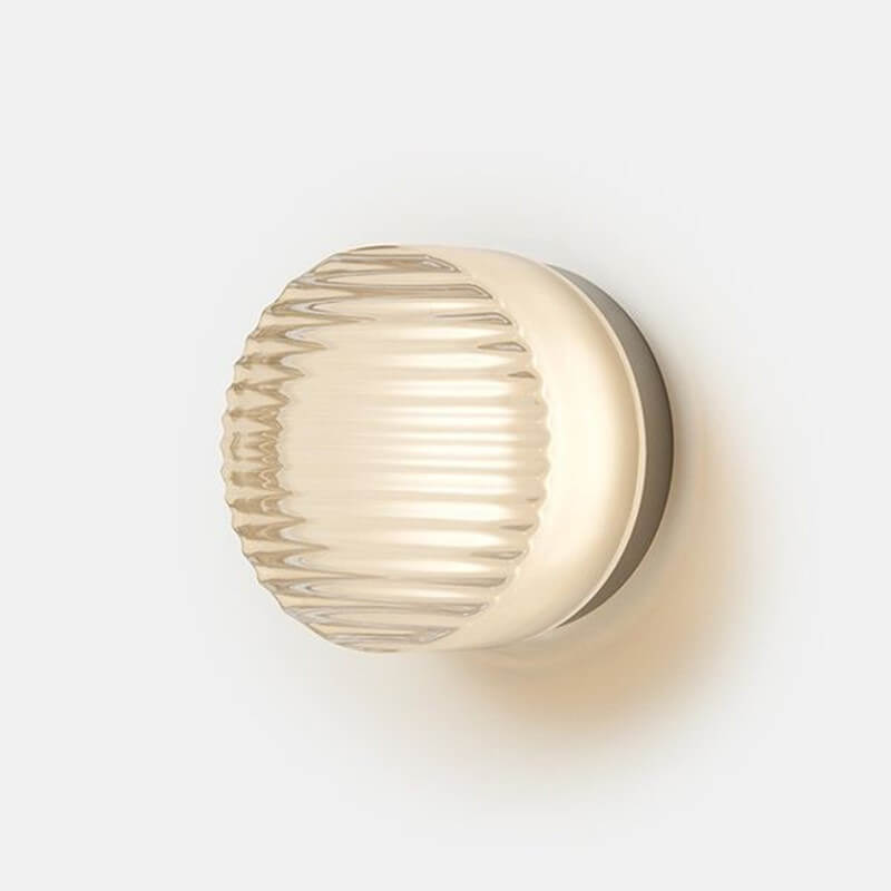 Scandinavian Modern Minimalist Aluminum Acrylic Round LED Wall Sconce Lamp