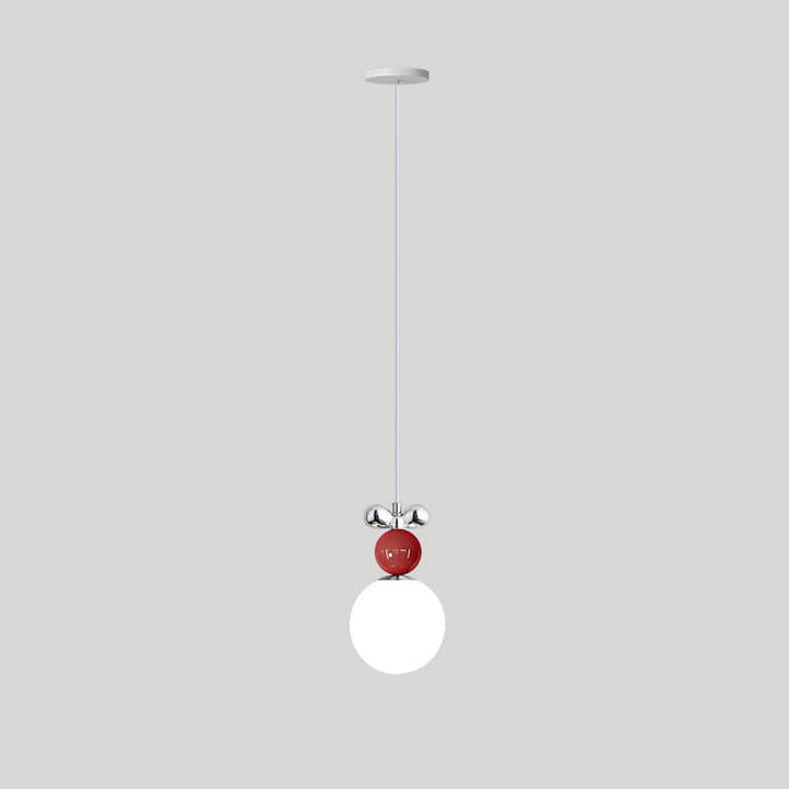 Diseño de hardware minimalista moderno Esfera Lámpara colgante de 1 luz 