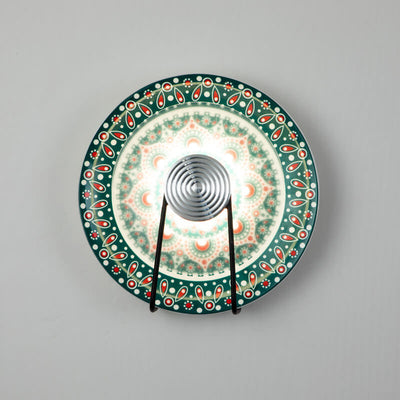 مصباح حائط LED أكريليك مستدير من الحديد المطاوع بتصميم صيني عتيق 
