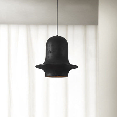 Industrial Vintage Resin Hat Shape 1-Light Pendant Light