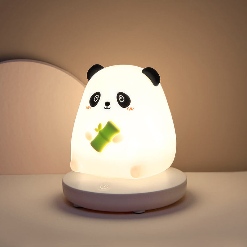 Kreative Silikon Tier USB Wiederaufladbare Nachtlicht Dekorative Tischlampe 