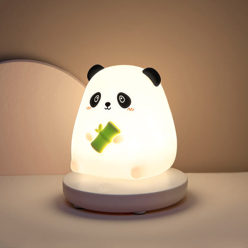 Kreative Silikon-Tier-USB-wiederaufladbare Nachtlicht-dekorative Tischlampe 
