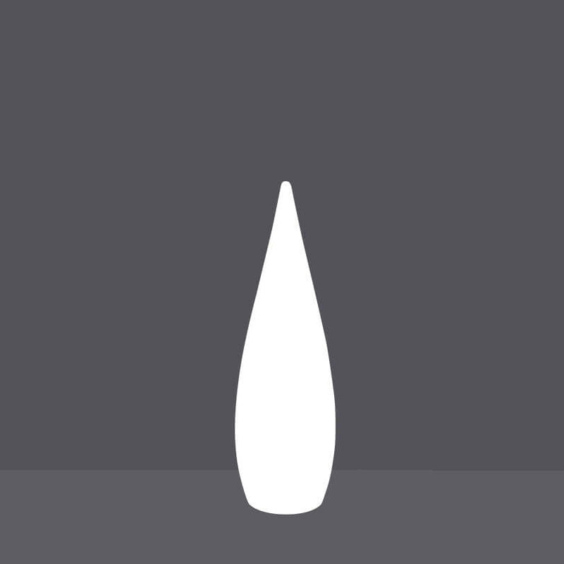 Solar Water Drop Shape PE Outdoor Patio Decorative Floor Lamp