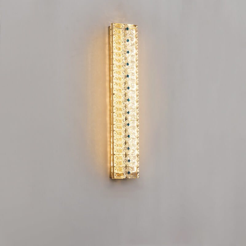 مصباح حائط LED بتصميم شريط كريستالي فاخر 