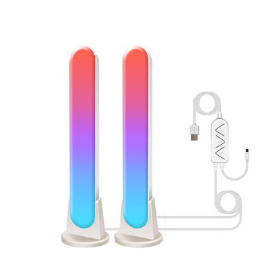 Creative Column Column Illusion RGB Bluetooth LED Umgebungs-Tischlampe 