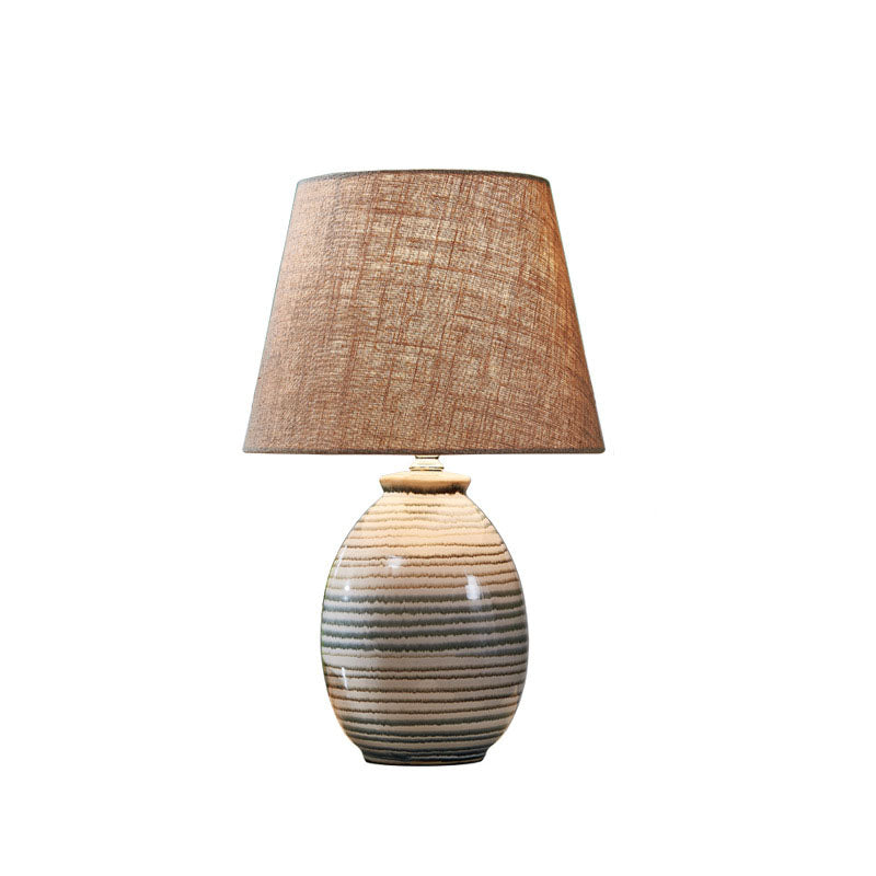 Modern Vintage Minimal Ceramic Hardware 1-Light Table Lamp