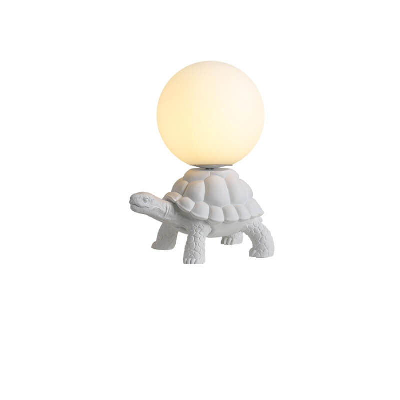 Nordic Creative Turtle Shape Moon Resin 1-Light Table Lamp