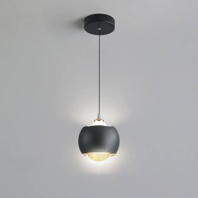 Modern Minimalist Orb Ball Iron Liftable LED Pendant Light