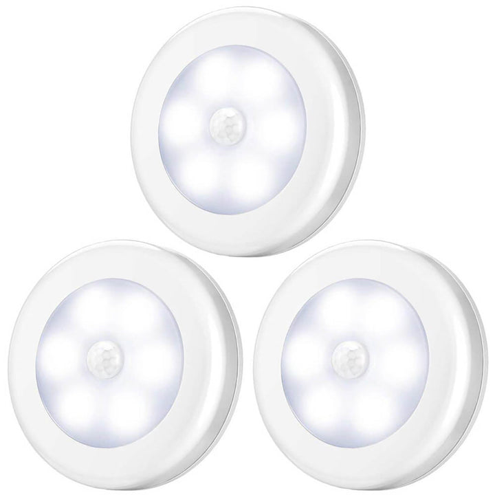 Lampe murale à LED ronde avec détection intelligente du corps humain 