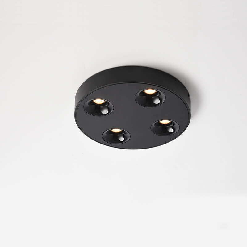 Minimalist Round Plate Spotlight Slim LED Flush Mount Ceiling Light