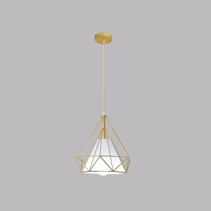 Lustre Moderne de Luxe en Fer et Diamant avec PVC et 1/3 Lumière pour Îlot 
