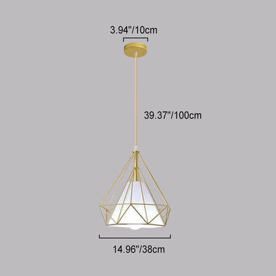 Modern Luxury Diamond Iron PVC Spotlight 1/3 Light Island Light Chandelier