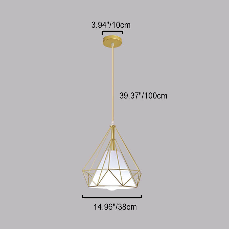 Modern Luxury Diamond Iron PVC Spotlight 1/3 Light Island Light Chandelier