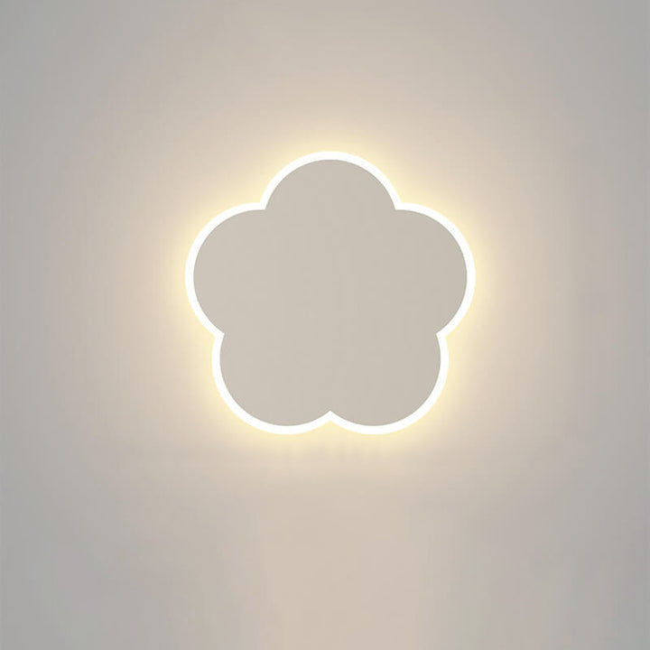 Lampe murale LED en forme créative moderne en fer et acrylique 