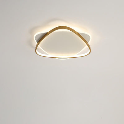 Luz de montaje empotrado LED de acrílico de hierro con triángulo creativo minimalista moderno 