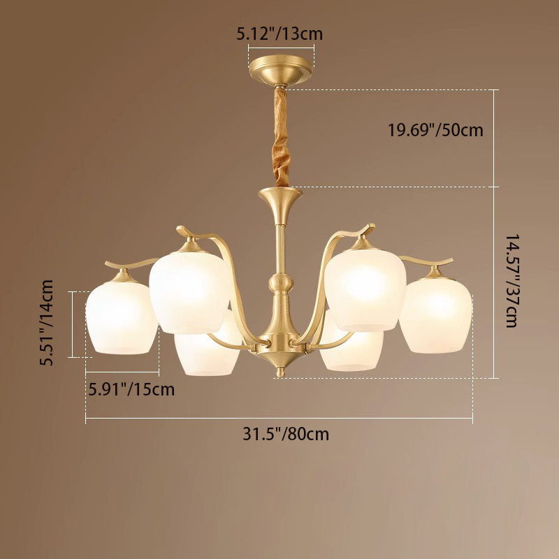 Moderne Luxus Runde Knospe Eisen Messing Glas 3/5/6/8/10 Licht Kronleuchter Für Wohnzimmer 