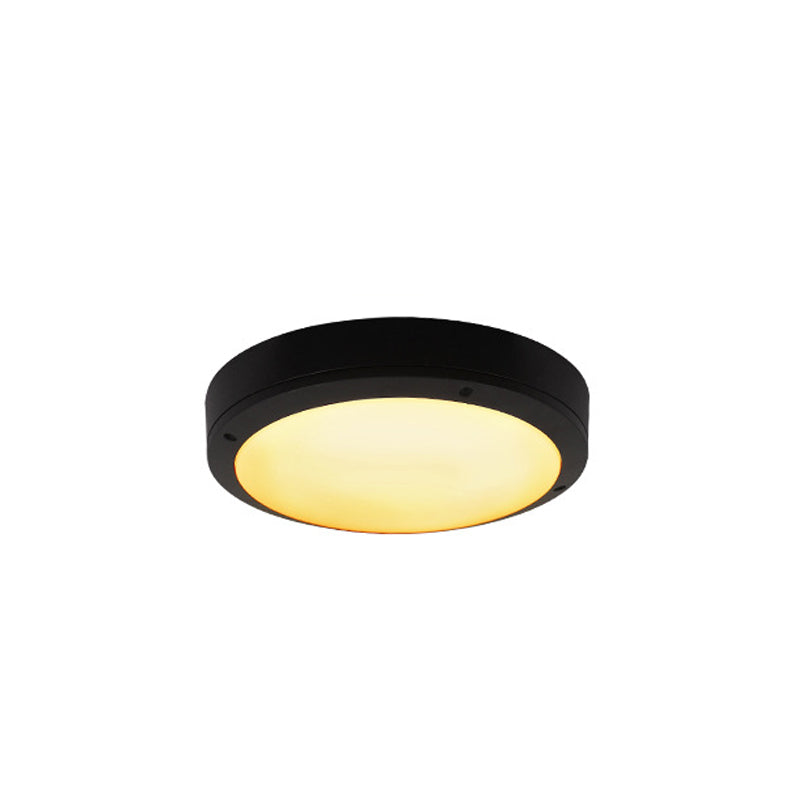 Plafonnier encastré à LED étanche en aluminium rond simple extérieur octogonal 