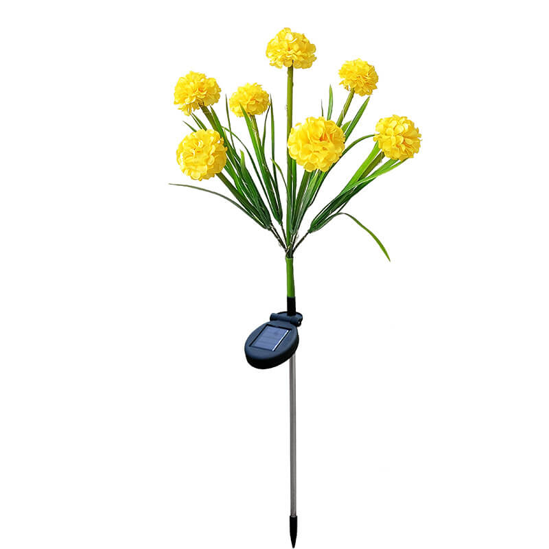 Solar wasserdichte sieben künstliche Blumen LED Außen Einsteck-Rasen-Landschaftsleuchte 