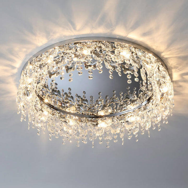 Moderne Kristall-Pendelleuchte Nordischer Licht Luxus 6/8/12-Licht Deckenleuchte 