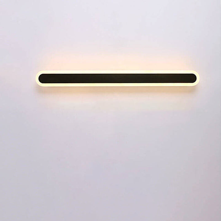 Modern Minimalist Long Bar Iron Acrylic LED Wall Sconce Lamp