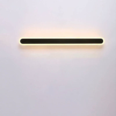 Modern Minimalist Long Bar Iron Acrylic LED Wall Sconce Lamp