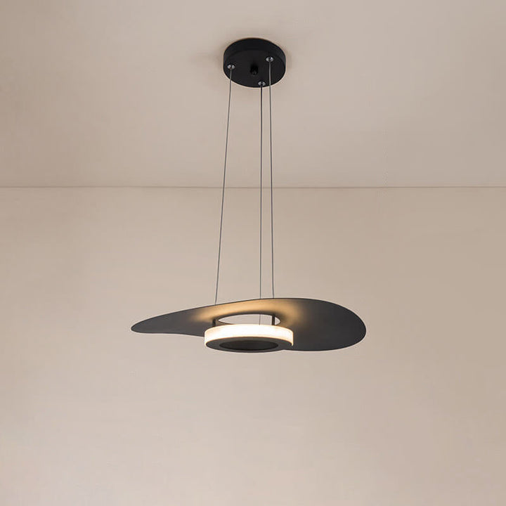 Modern Minimalist Aluminum Hat Shape LED Pendant Light