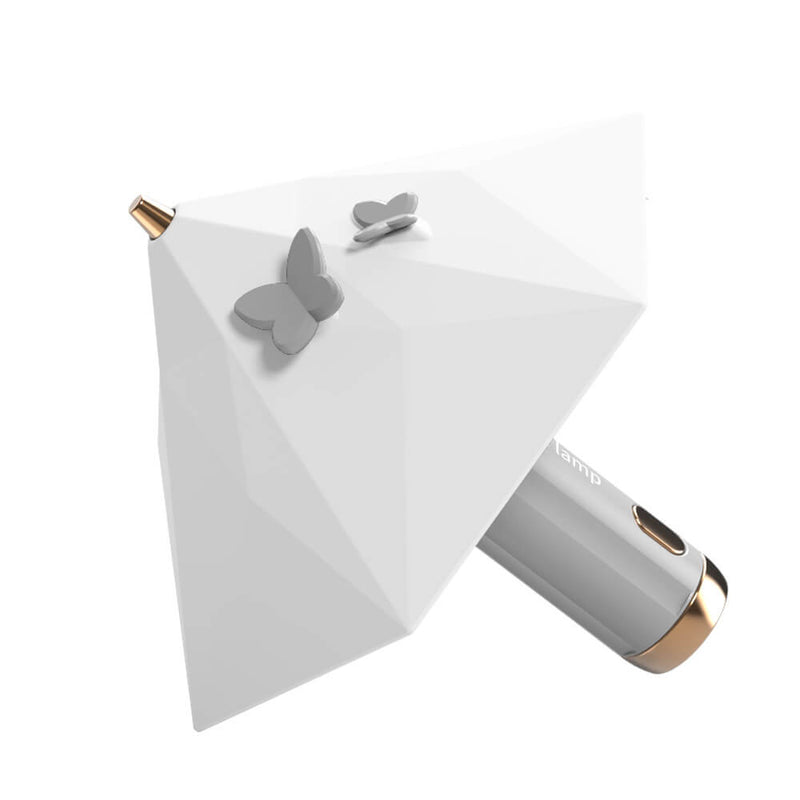 Lampe de bureau LED magnétique pour soins oculaires, parapluie intelligent créatif diamant USB 