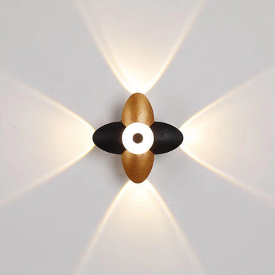مصباح جداري LED مضيء بتصميم عصري وإبداعي من الألومنيوم 