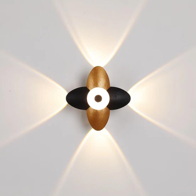 مصباح جداري LED مضيء بتصميم عصري وإبداعي من الألومنيوم 