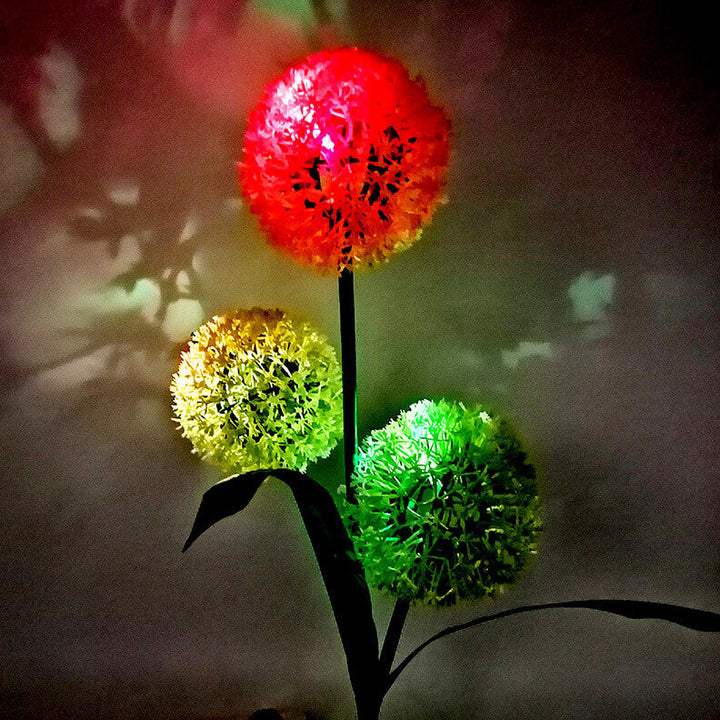 Simulation solaire Design de pissenlit LED Lumière de pelouse extérieure 