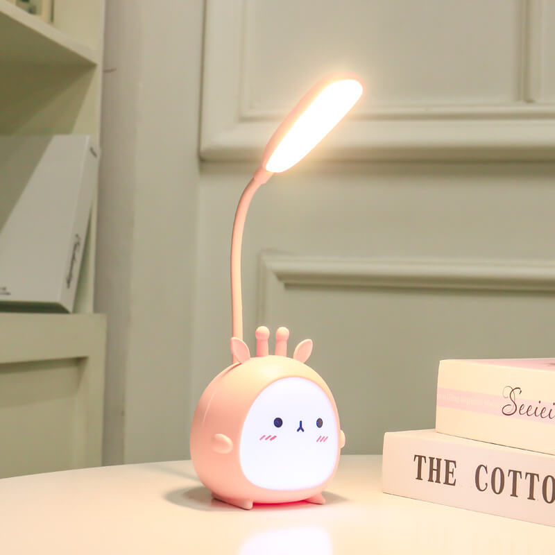 Creative Cartoon Animal Student USB Charging Foldable LED Table Lamp