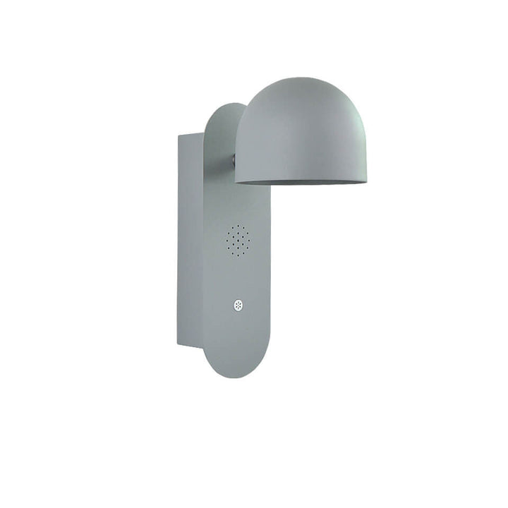 Lampe murale LED en acrylique avec contrôle vocal et tête ronde de couleur unie moderne 