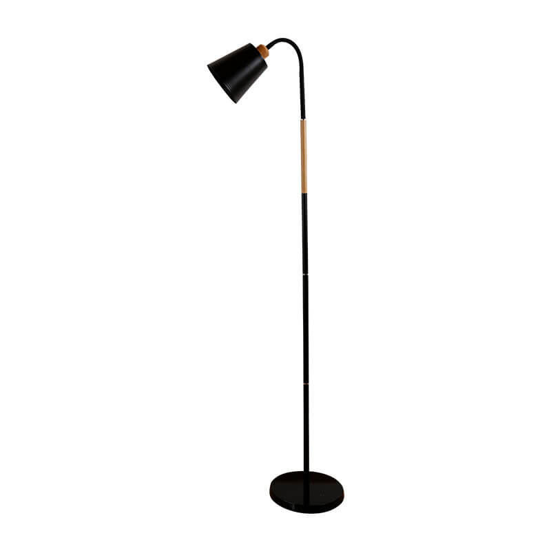 Moderne, minimalistische, 1-flammige Stehlampe aus Eisen 