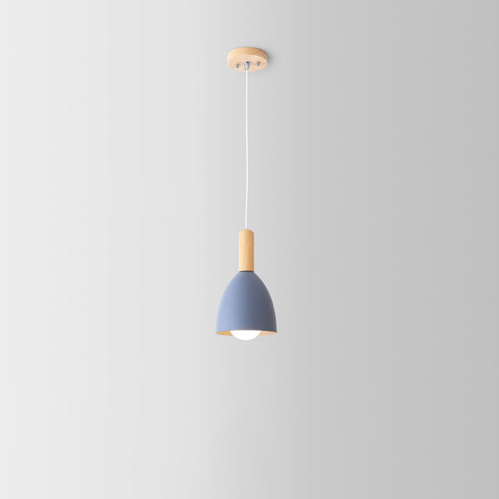 Nordischer minimalistischer Macaron einfarbiger 1/3-Licht-Kronleuchter 