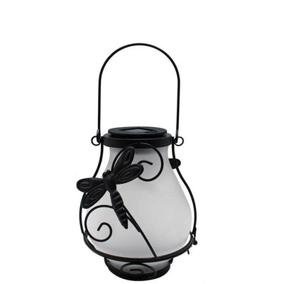 Solar Retro Lantern LED Decorative Outdoor Waterproof Garden Hanging Light