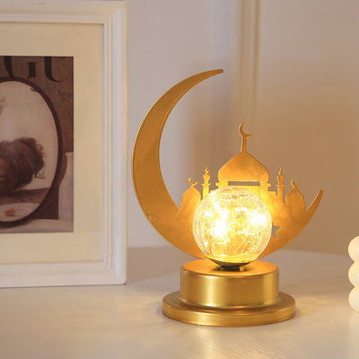 Muslimische Eid Mond Schloss LED Nachtlicht Dekorative Tischlampe 