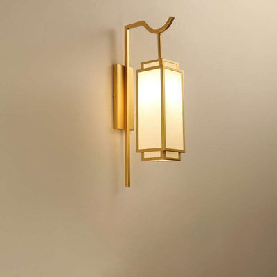 Modern Light Luxury Vintage Iron Cloth 1-Light Wall Sconce Lamp