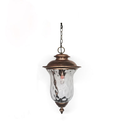 European Vintage Grapevine Outdoor Waterproof 1-Light Pendant Light