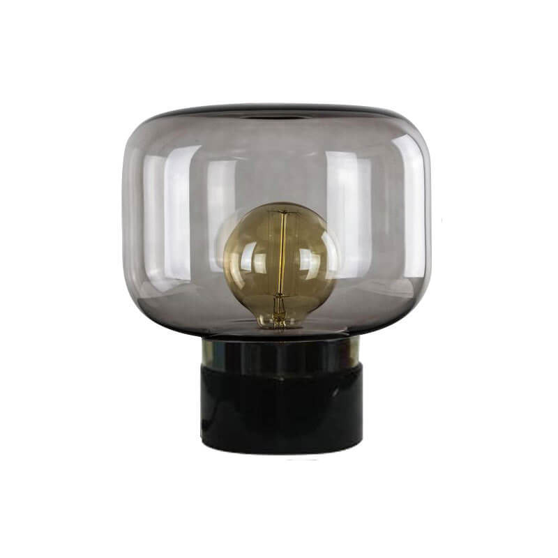 Nordic Minimalist Light Luxury Marble Clear Glass 1-Light Table Lamp