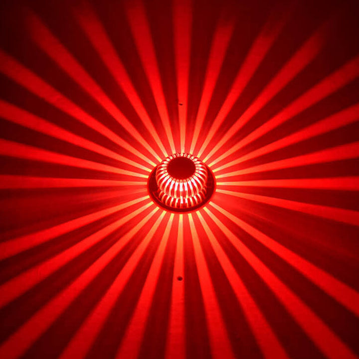 Lámpara Aplique de Pared LED Colorida de Aluminio con Nido de Pájaro Redondo Moderno 