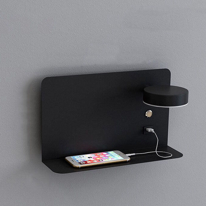 Moderne Eisen Quadrat LED USB Wiederaufladbare Wandleuchte 