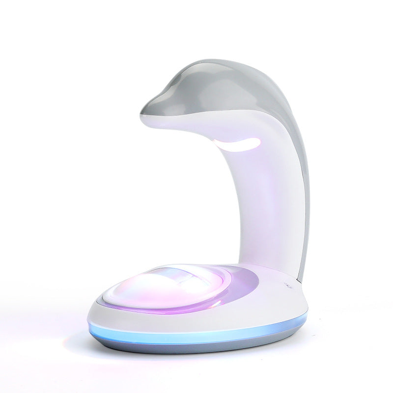 Kreative Delphin-Projektions-Regenbogen-LED-USB-Nachtlicht-Tischlampe 