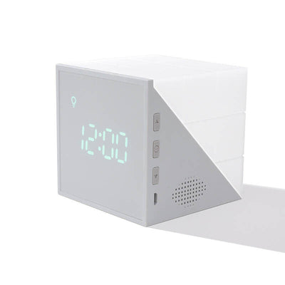Creative Rubik's Cube Clock Led Night Light USB Smart Table Lamp
