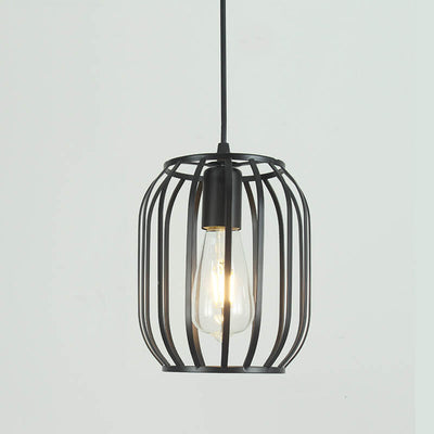 Retro Industrial Iron Creative Hollow Design 1-Light Pendant Light