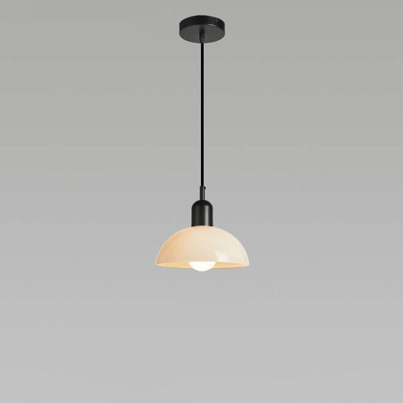Moderne minimalistische Glaskugel 1-Licht Pendelleuchte 